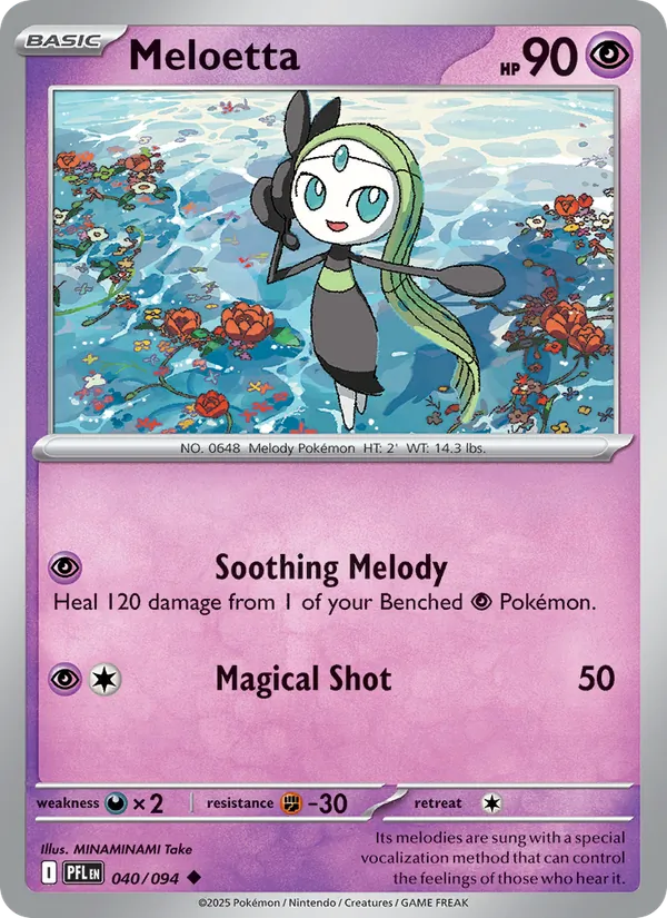 Meloetta 040/94 — Phantasmal Flames