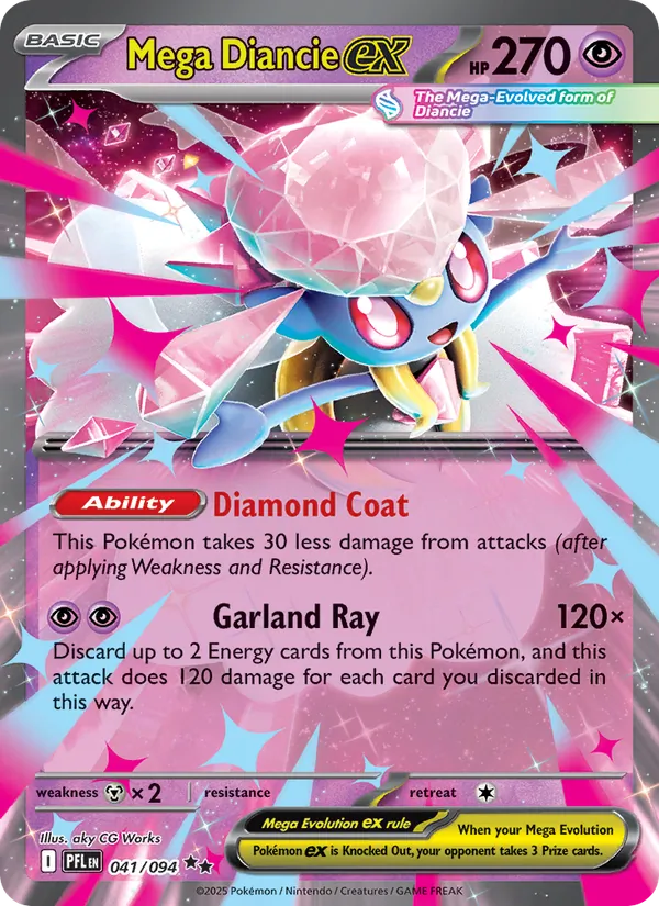 Mega Diancie ex 041/94 — Phantasmal Flames