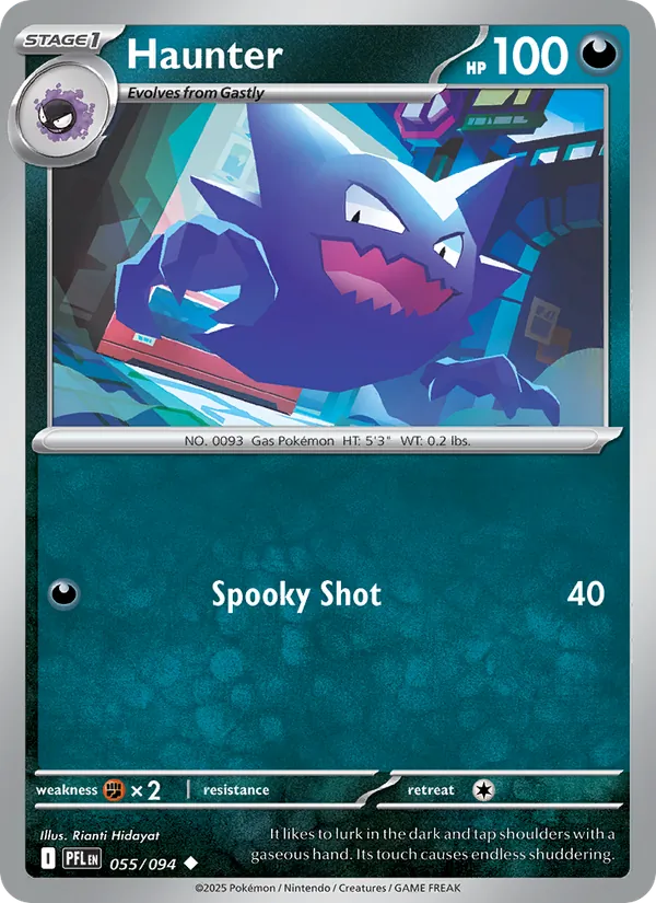 Haunter 055/94 — Phantasmal Flames
