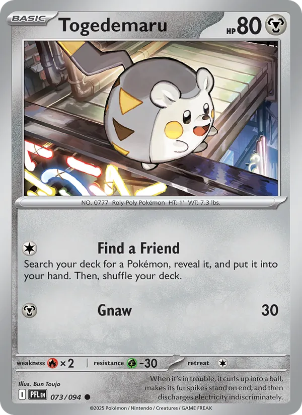 Togedemaru 073/94 — Phantasmal Flames