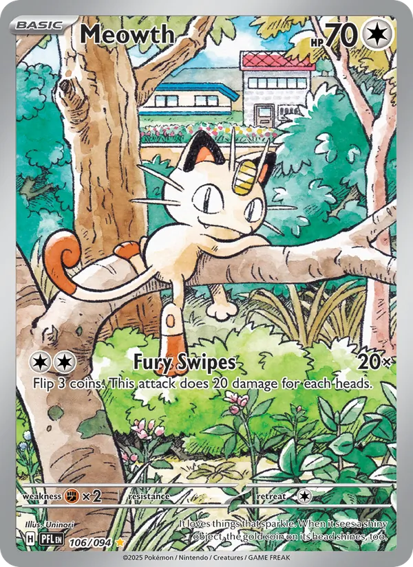 Meowth 106/94 — Phantasmal Flames