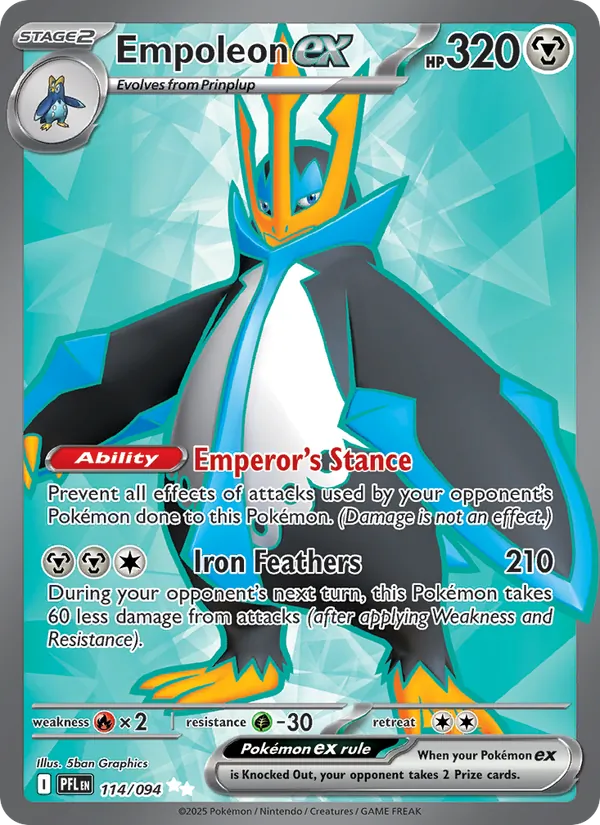 Empoleon ex 114/94 — Phantasmal Flames