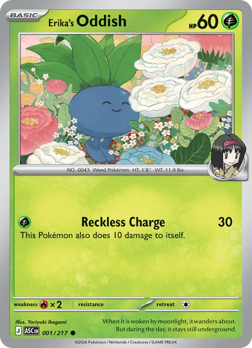 Erika's Oddish 001/217 — Ascended Heroes