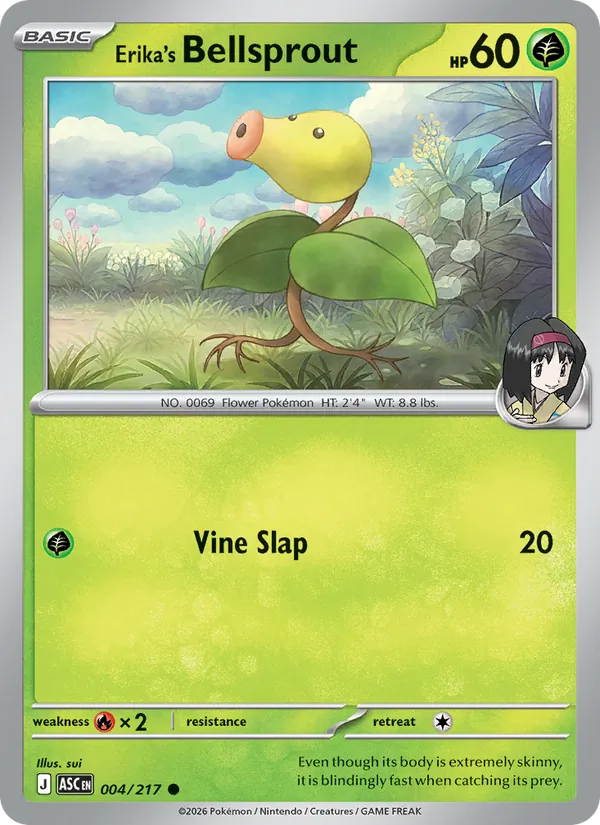 Erika's Bellsprout 004/217 — Ascended Heroes