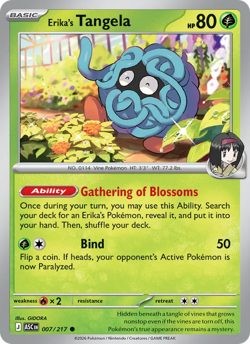 Erika's Tangela 007/217 — Ascended Heroes