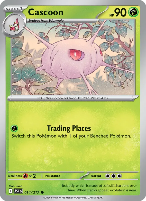 Cascoon 014/217 — Ascended Heroes