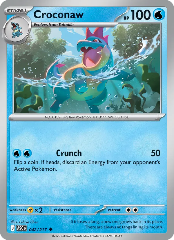 Croconaw 042/217 — Ascended Heroes