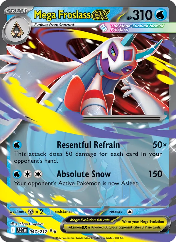 Mega Froslass ex 047/217 — Ascended Heroes