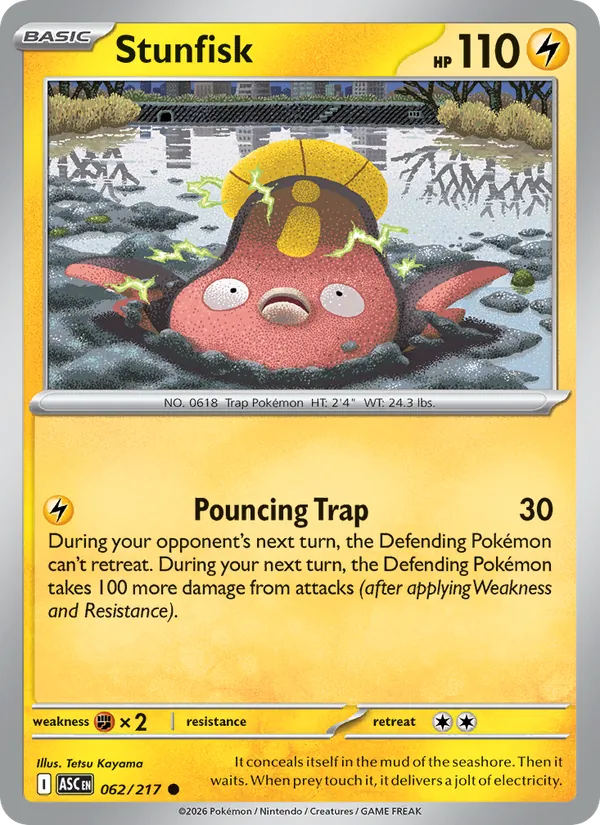 Stunfisk 062/217 — Ascended Heroes