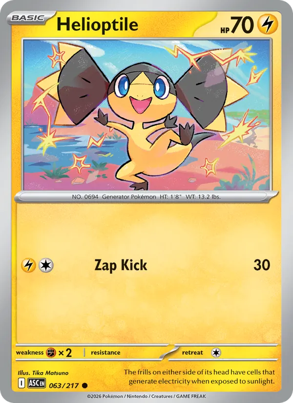 Helioptile 063/217 — Ascended Heroes
