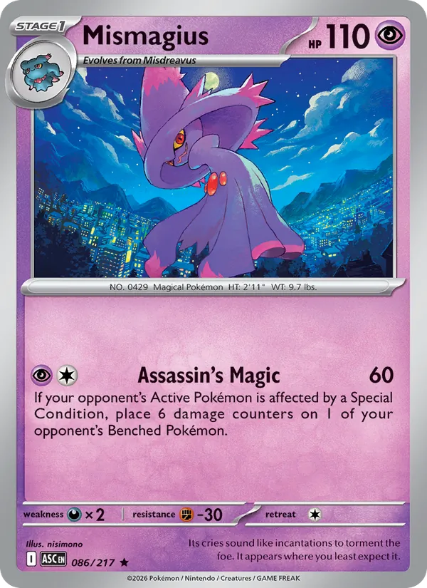 Mismagius 086/217 — Ascended Heroes