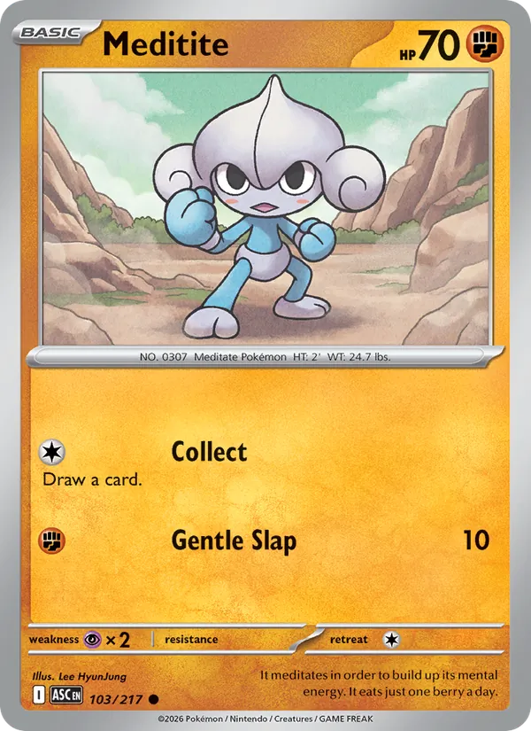 Meditite 103/217 — Ascended Heroes