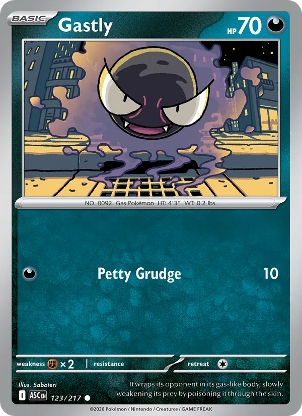 Gastly 123/217 — Ascended Heroes