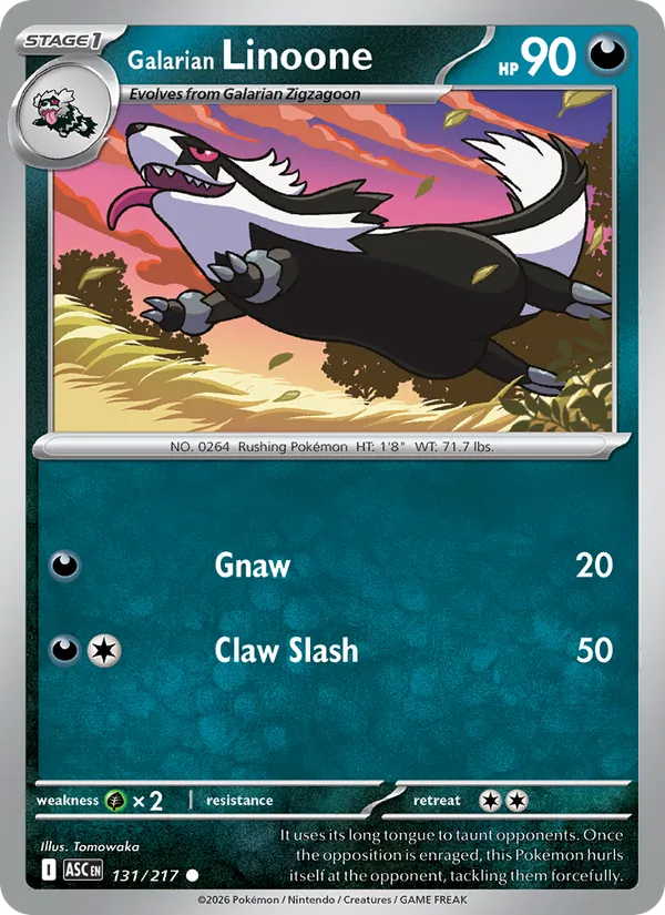 Galarian Linoone 131/217 — Ascended Heroes