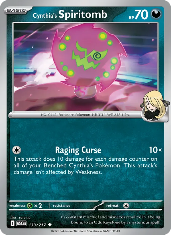 Cynthia's Spiritomb 133/217 — Ascended Heroes