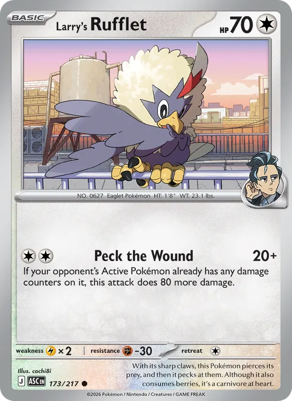 Larry's Rufflet 173/217 — Ascended Heroes