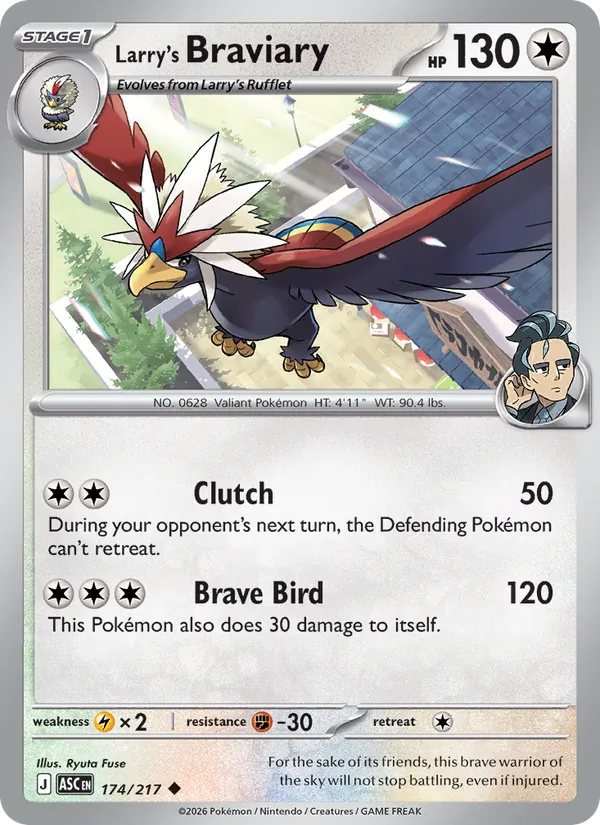 Larry's Braviary 174/217 — Ascended Heroes