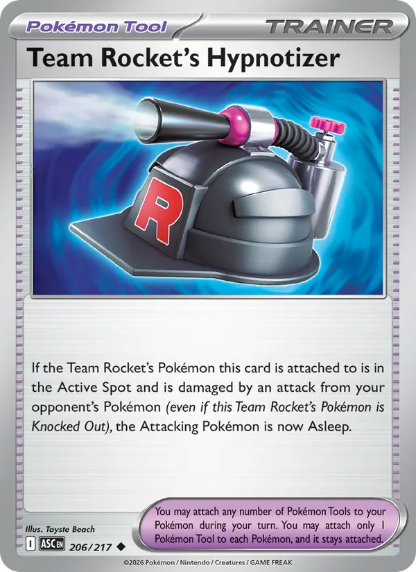 Team Rocket's Hypnotizer 206/217 — Ascended Heroes
