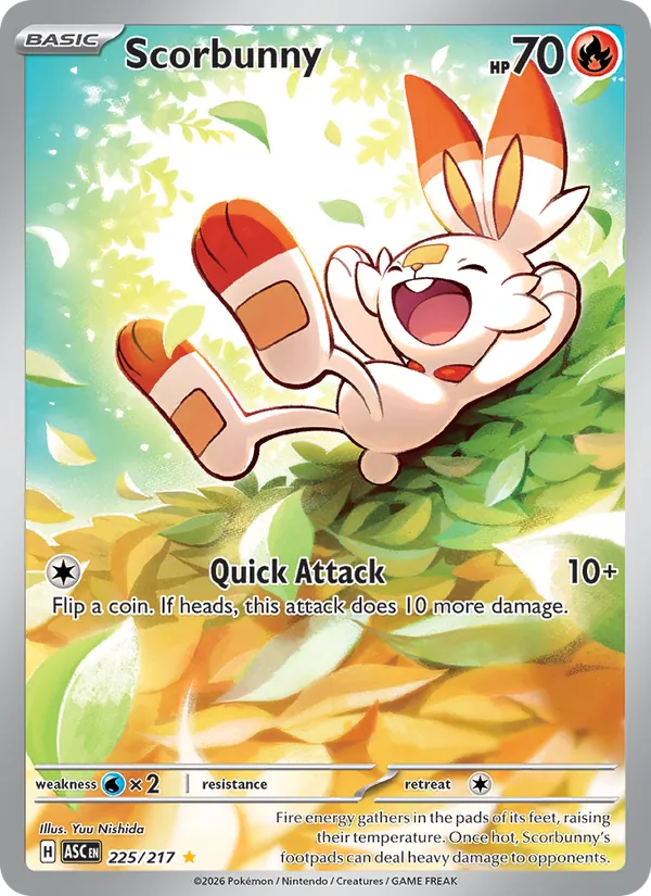 Scorbunny 225/217 — Ascended Heroes