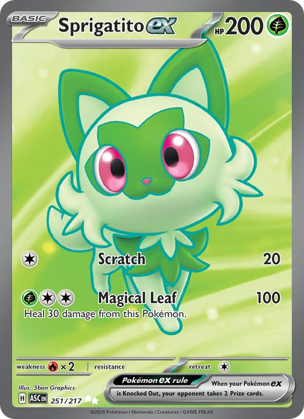Sprigatito ex 251/217 — Ascended Heroes
