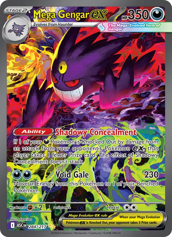 Mega Gengar ex 284/217 — Ascended Heroes