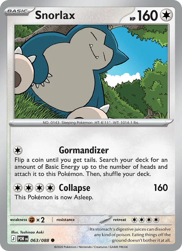 Snorlax 063/88 — Perfect Order