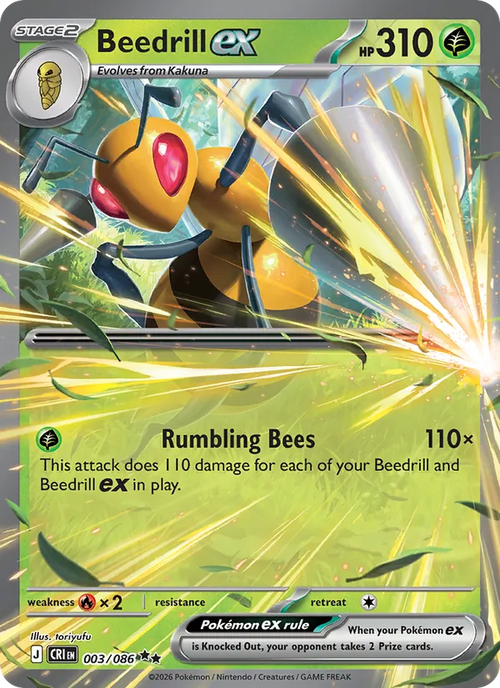 Beedrill ex 003/86 — Chaos Rising