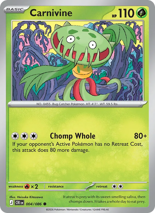 Carnivine 004/86 — Chaos Rising