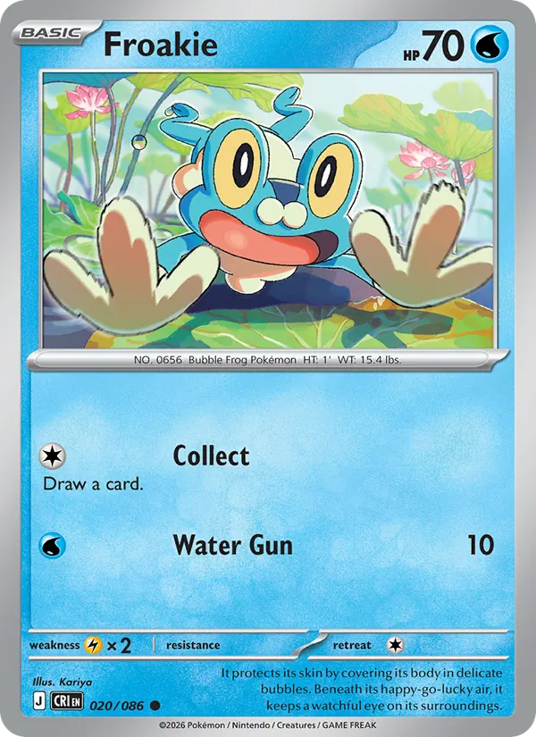 Froakie 020/86 — Chaos Rising