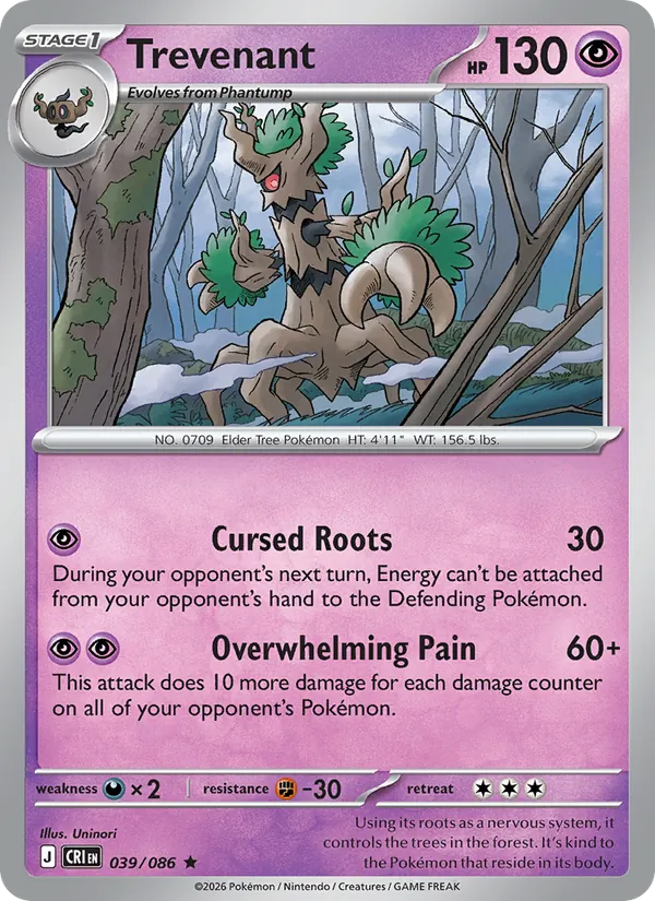 Trevenant 039/86 — Chaos Rising