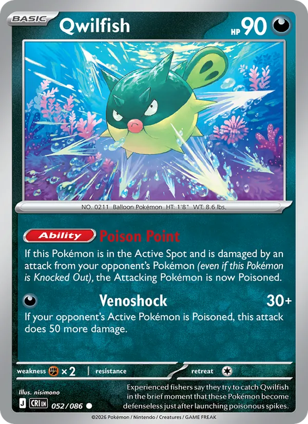 Qwilfish 052/86 — Chaos Rising