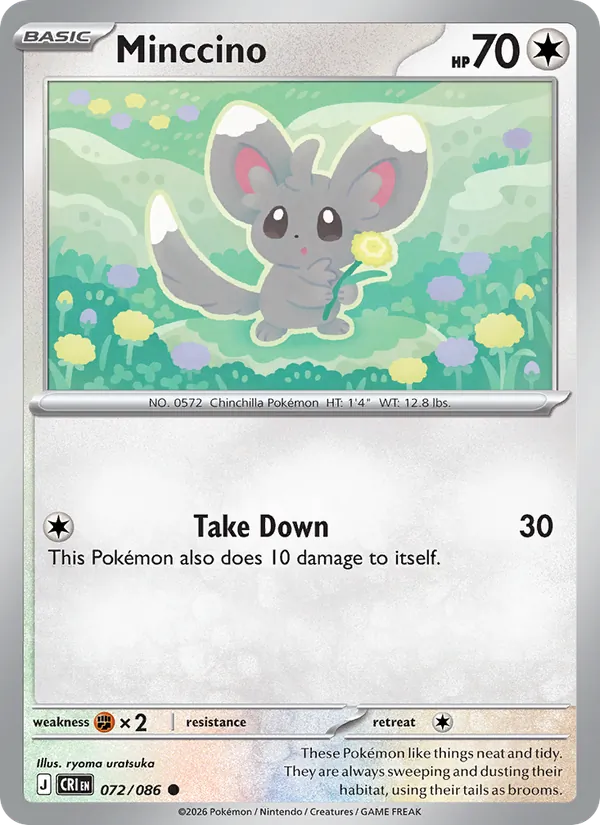 Minccino 072/86 — Chaos Rising
