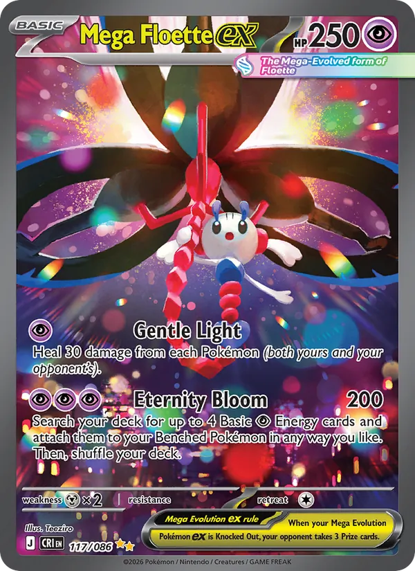 Mega Floette ex 117/86 — Chaos Rising
