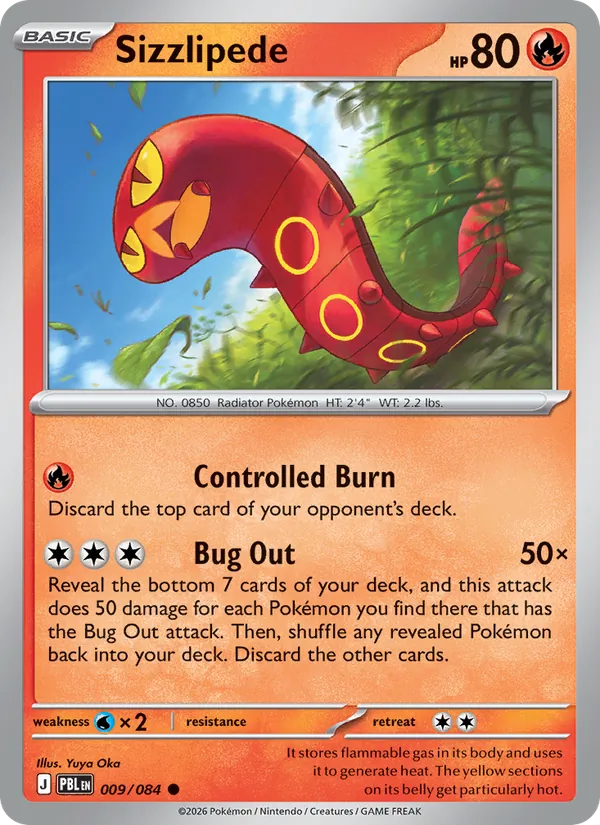 Sizzlipede 009/84 — Pitch Black