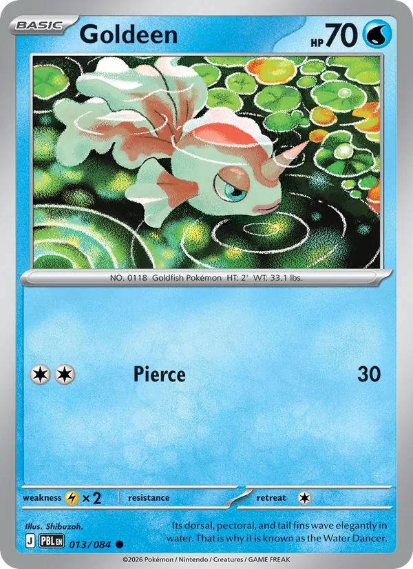 Goldeen 013/84 — Pitch Black