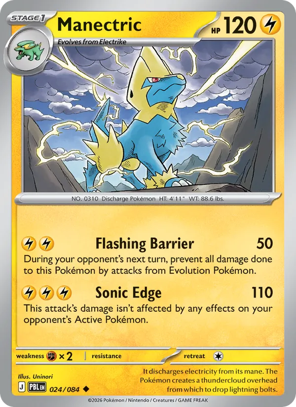 Manectric 024/84 — Pitch Black