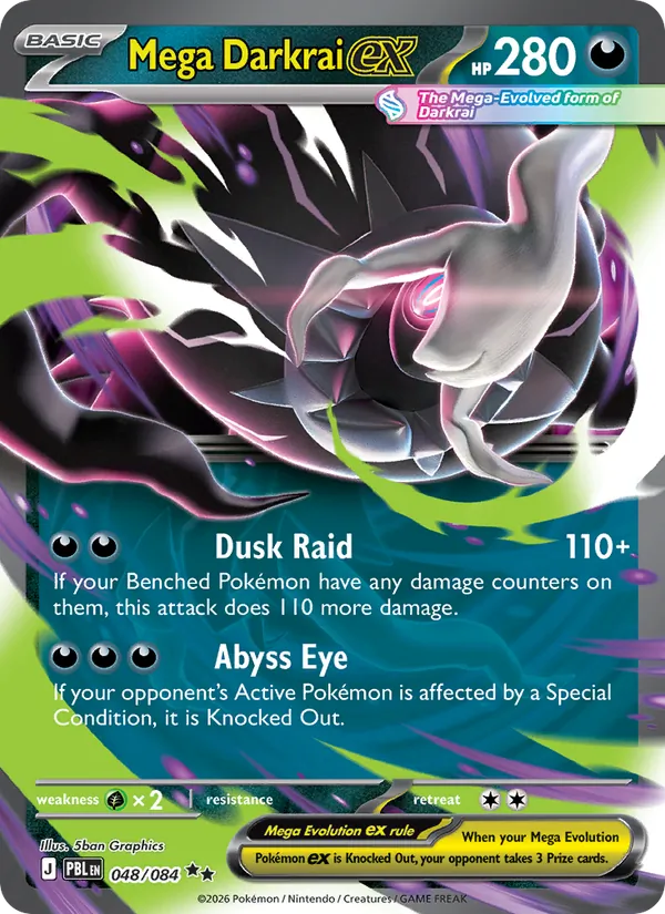 Mega Darkrai ex 048/84 — Pitch Black