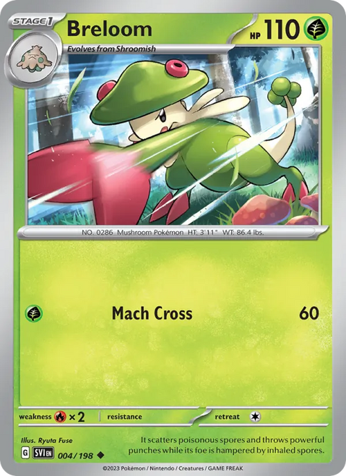 Breloom 004/198 — Scarlet & Violet
