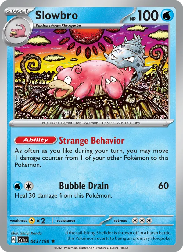 Slowbro 043/198 — Scarlet & Violet