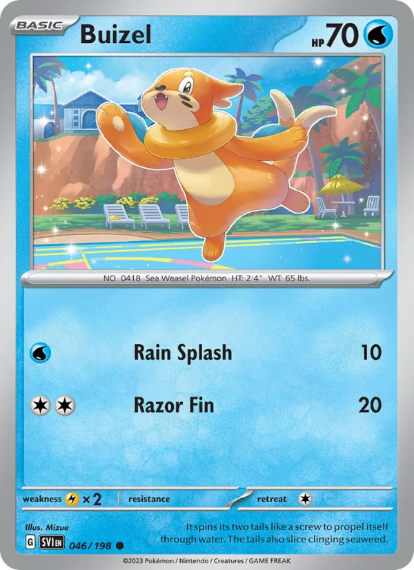 Buizel 046/198 — Scarlet & Violet