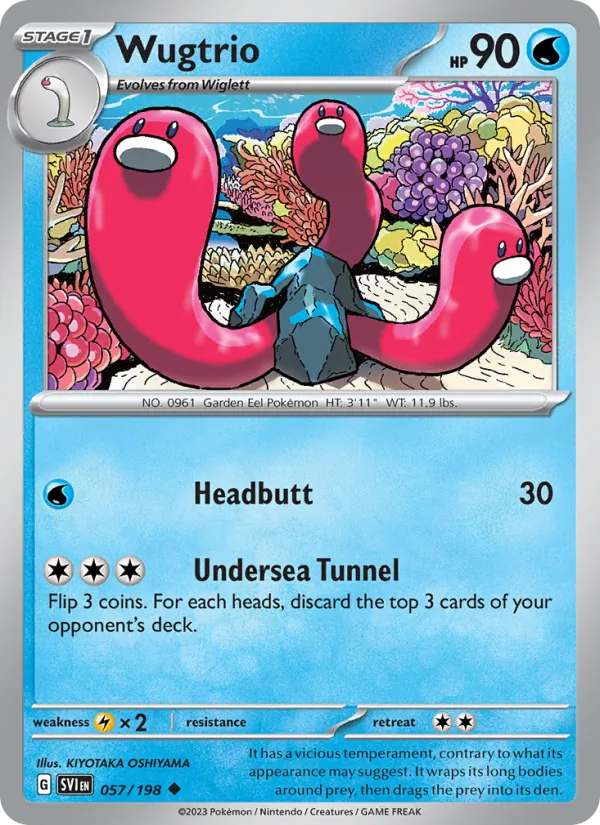 Wugtrio 057/198 — Scarlet & Violet