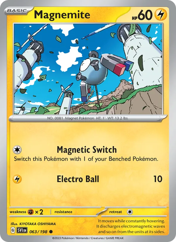 Magnemite 063/198 — Scarlet & Violet
