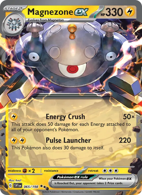 Magnezone ex 065/198 — Scarlet & Violet