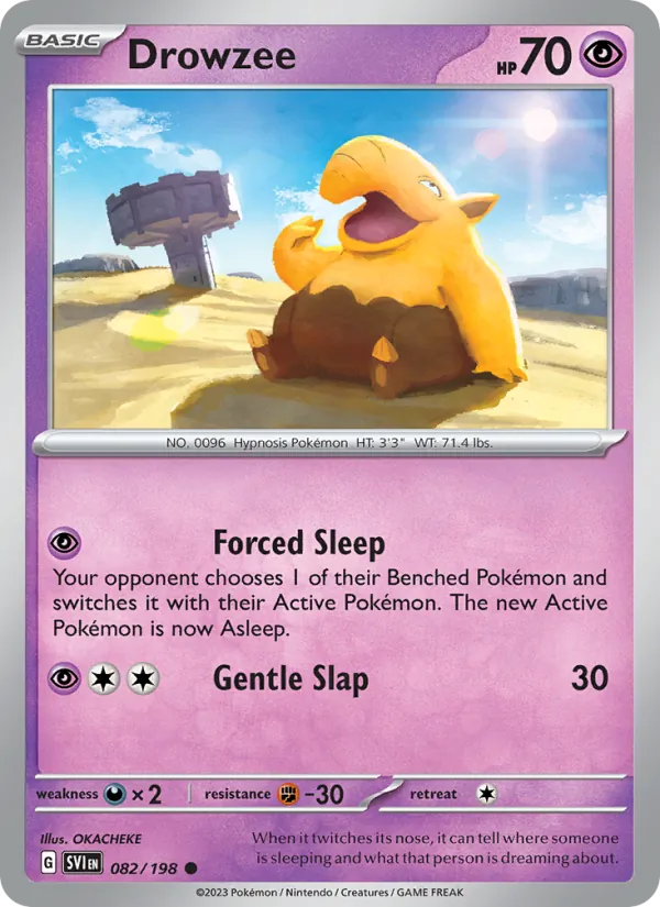 Drowzee 082/198 — Scarlet & Violet