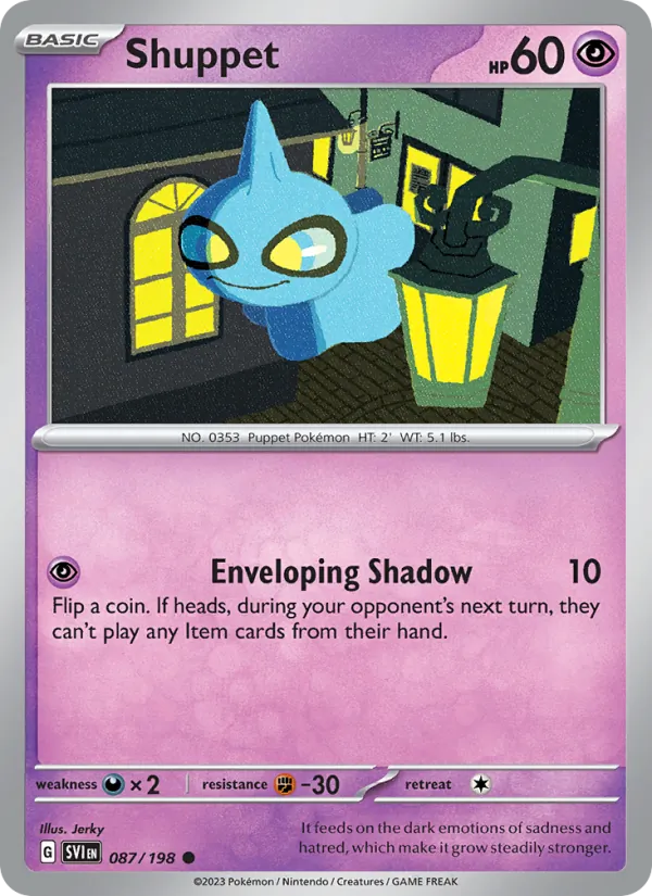 Shuppet 087/198 — Scarlet & Violet