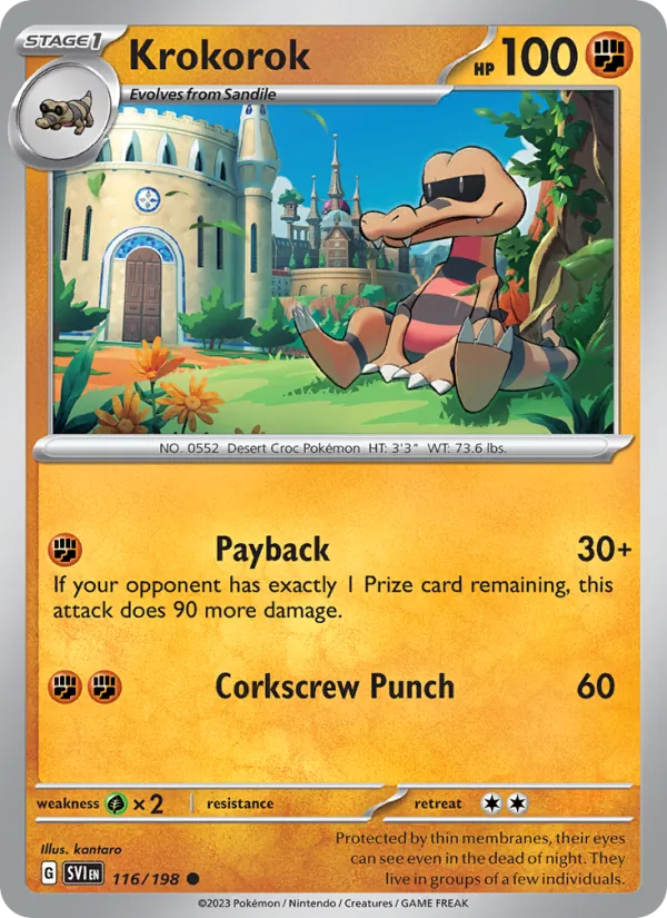 Krokorok 116/198 — Scarlet & Violet