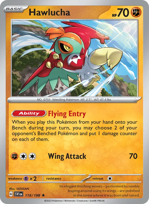 Hawlucha 118/198 — Scarlet & Violet