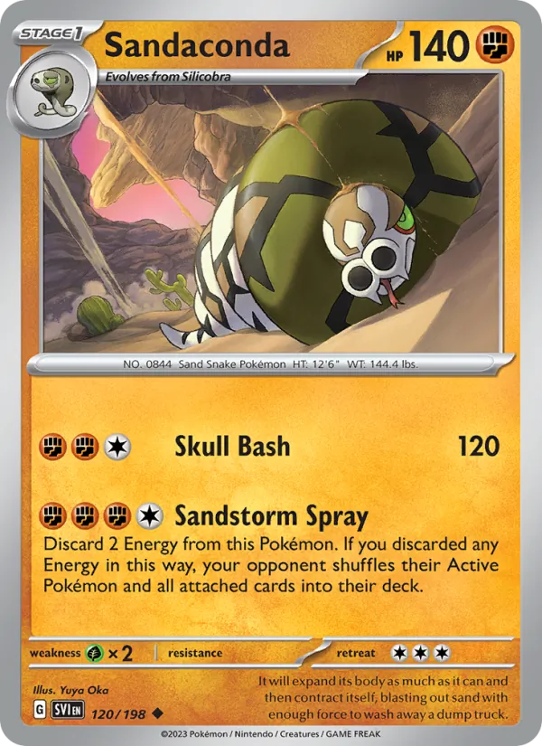 Sandaconda 120/198 — Scarlet & Violet