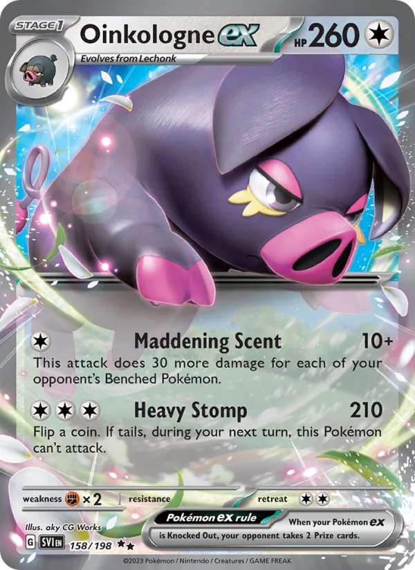 Oinkologne ex 158/198 — Scarlet & Violet