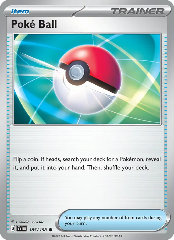 Poké Ball 185/198 — Scarlet & Violet